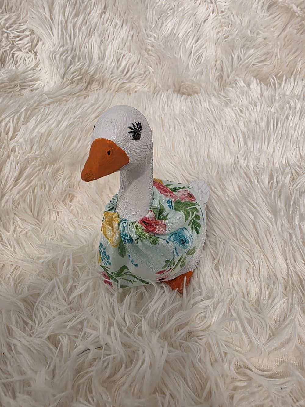7" Desk Goose Handcrafted Spring Print Dress